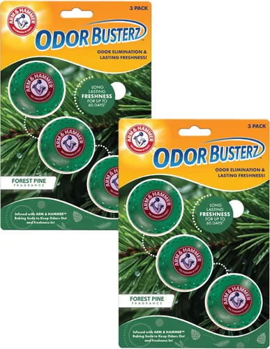 Vista 13 de Arm & Hammer Odor Busterz - Bolas desodorizantes de lavanda, ambientador y eliminador de olores, frescura de larga duración para el hogar, baño