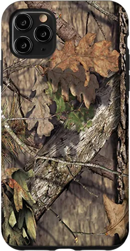 Vista 11 de Funda para iPhone 15 Oak Hunter Hunting Mossy Pattern Tree Theme Design Deer Buck