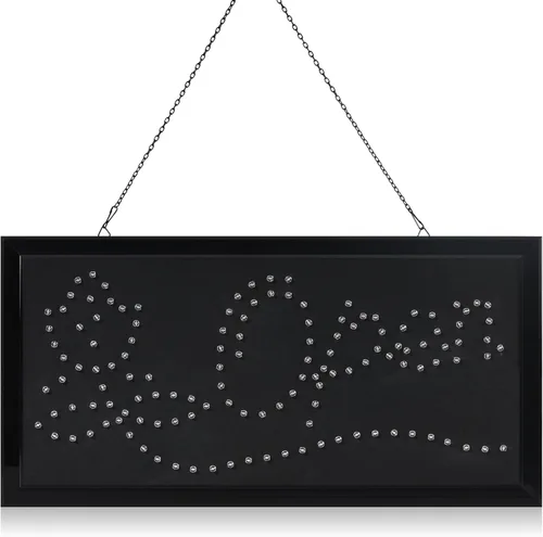 Vista 2 de Luz de neón LED flor abierta muestra con animación encendido/apagado y encendido/apagado dos interruptores L26