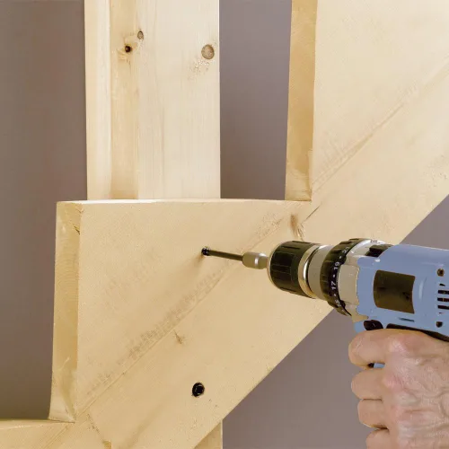 Vista 5 de FastenMaster TimberLOK Tornillo para madera reforzado, paquete de 12 unidades, FMTLOK212-12