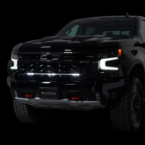 Vista 5 de Putco Virtual Blade DRL LED Parrilla Luces, Barra de Luz LED de 37" Sin Control Remoto - Ajuste Universal - Programable