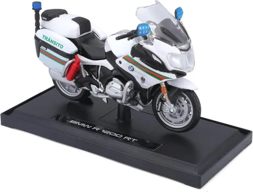 Vista 5 de Maisto 1:18 Autoridad Policía Motocicletas por Masito