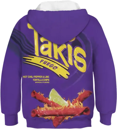 Vista 3 de Boy's Hoodie with Pocket 3D Printed Teens Pullover Unisex Sweatshirt Hoodie
