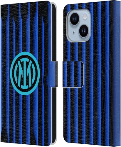 Vista 76 de Head Case Designs Officially Licensed Inter Milan Away 2025/26 Crest Kit Leather Wallet Case Compatible with Apple iPhone 11