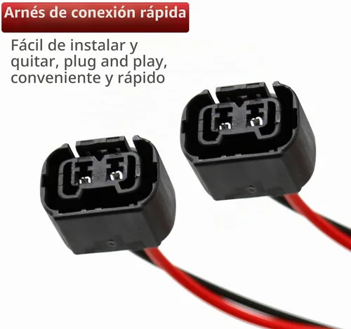 Vista 3 de Saihisday 5202 PS24W H16 Cable hembra Pigtail Dos Arnés de luz antiniebla Conector Enchufe (PS24W 5202 H16)