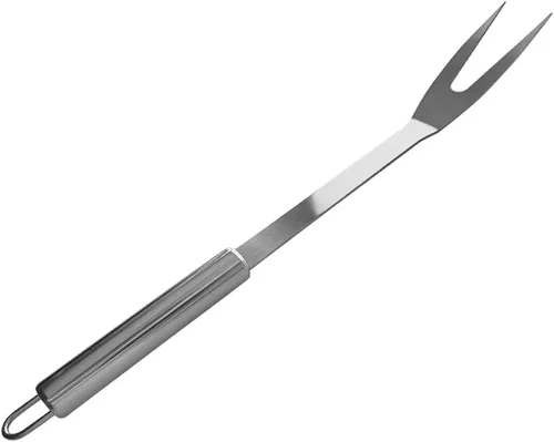 Vista 5 de Juego de herramientas para asar a la parrilla de barbacoa - Accesorios de parrilla de acero inoxidable con bolsa portátil gratis. (5PCS)