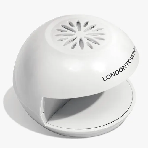Vista 3 de LONDONTOWN Flash Dry - Mini secador de uñas para esmalte de uñas regulares, para manos y pies, ventilador portátil para manicura, pedicura