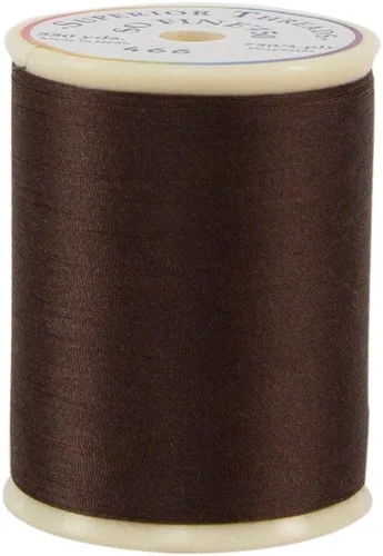Vista 23 de Superior Threads - Tan Fine! #50#411 Negro Carrete de 550 yardas