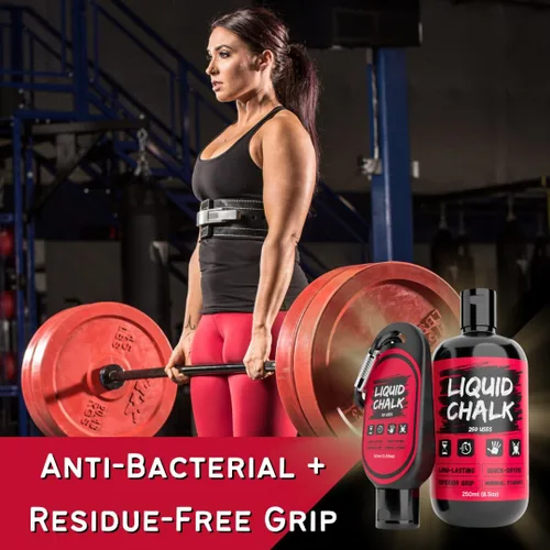 Vista 3 de PowerGrip Tiza Líquida – A Prueba de Sudor, Potenciador de Agarre Sin Desorden para Levantamiento de Pesas, Escalada en Roca y Gimnasia
