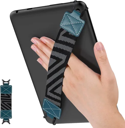 Vista 13 de MoKo Correa de mano de seguridad para tablet de 9 a 11 pulgadas, iPad/IP-ad Pro/iPad Air/Kindle Fire HD/Samsung, correa de mano versátil de alta