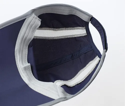 Vista 5 de connectyle plegable malla deportes cap con transpirable con rayas reflectantes Sun Runner Cap