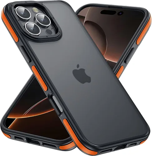 Vista 45 de Yriklso 3 en 1 Funda Magnética Fuerte para iPhone Air, 1X Protector de Pantalla + 1X Protector de Lente de Cámara, Cubierta Protectora a Prueba