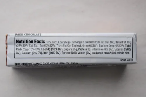 Vista 7 de Trader Joe's - Barras de chocolate negro belga paquete variado de 3 – Total 9 barras, 1.7 onzas