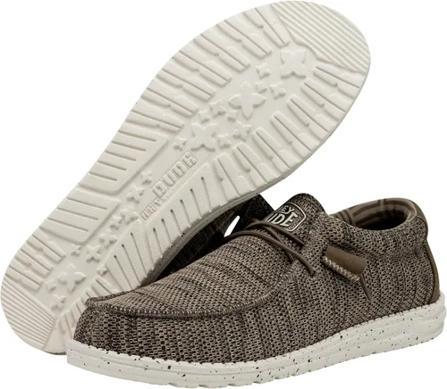Vista 3 de Hey Dude Wally Sox - Mocasines con cordones, para hombres, calzado cómodo y ligero