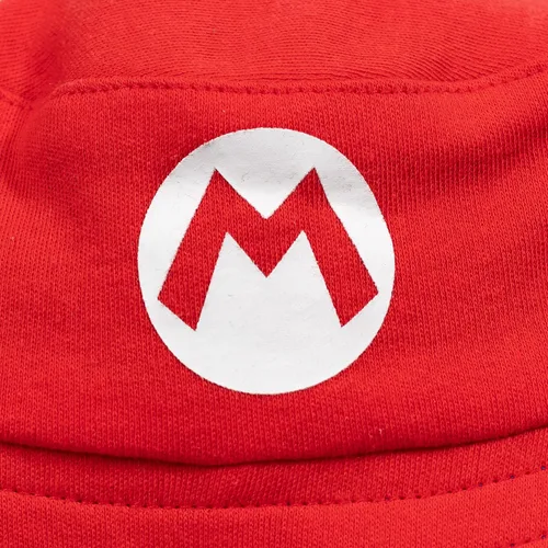Vista 6 de SUPER MARIO Mario Yoshi - Conjunto de mameluco y sombrero de sol para bebé