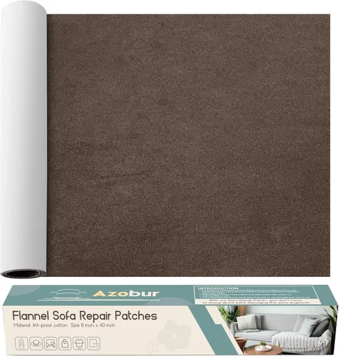 Vista 17 de Parche de reparación de terciopelo, parche de tela de franela autoadhesivo, varios colores, parche de microfibra, se puede usar para parches de Beige