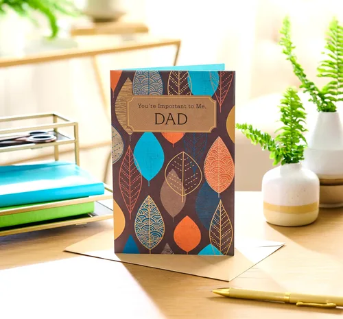 Vista 6 de American Greetings Tarjeta del día del padre para papá (Important You Are)