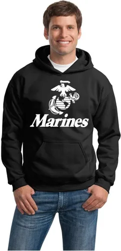 Vista 2 de Lucky Ride SUDADERA US MARINES USMC SUDADERA CON CAPUCHA MARINE CORPS