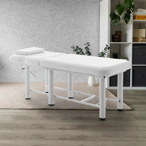 Vista 16 de Hohuqeri Mesa de masaje eléctrica profesional con control remoto, respaldo ajustable, cama médica para spa y depilación, silla de belleza de tatuaje
