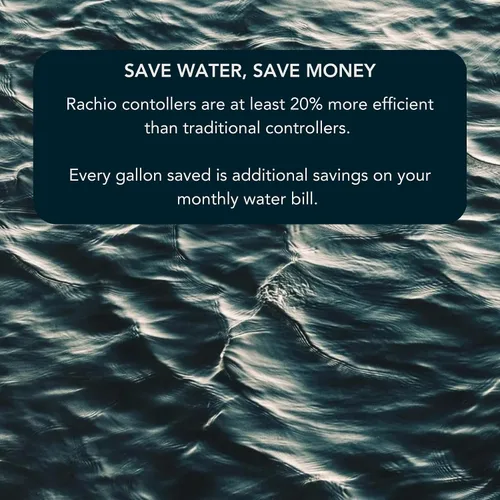 Vista 9 de Rachio 3 Paquete inteligente: Controlador de 8 zonas con carcasa para exteriores
