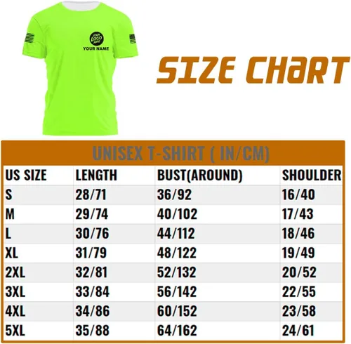 Vista 3 de Camisetas de alta visibilidad con cita divertida para hombres y mujeres, camisetas de seguridad reflectantes con nombre personalizado, camiseta