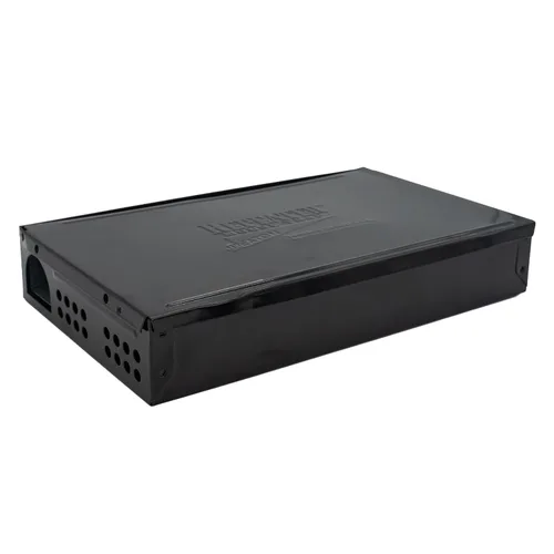 Vista 6 de Trampa repetidora para ratones de captura múltiple – Acero recubierto de polvo negro – Trampa de captura viva humana reutilizable para hasta 30