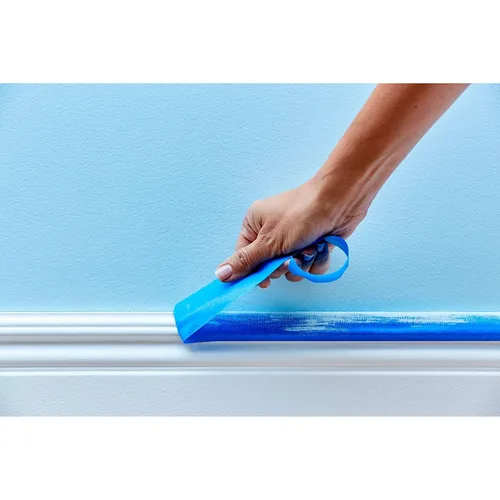 Vista 13 de ScotchBlue Cinta de Pintor Original Multisuperficie, 2 Pulgadas de Ancho (1.88 Pulg. x 60 Yardas), 6 Rollos de Cinta de Pintura Azul Protege
