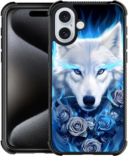 Vista 12 de CARLOCA Funda compatible con iPhone 15, increíble patrón de luz espacial nebulosa para niñas y niños, ultra protección, a prueba de golpes