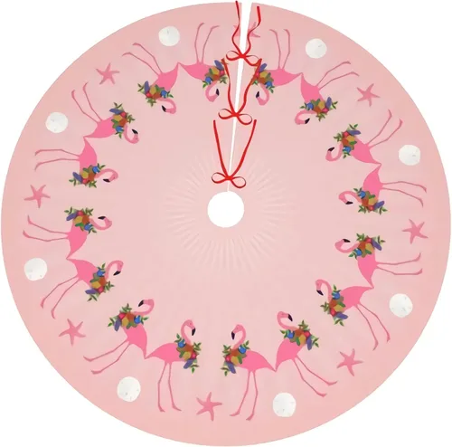 Vista 15 de A Brood of Chickens - Falda de árbol de Navidad de 30 pulgadas con borde de cuadros búfalo rojos y negros, decoración para Feliz Navidad, casa
