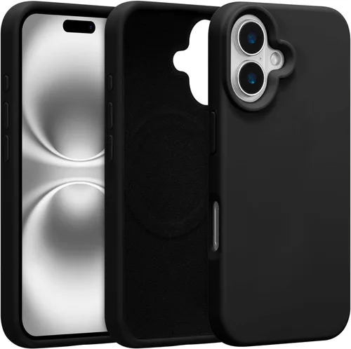 Vista 608 de Funda magnética de silicona para iPhone 13 Pro, color blanco antiguo [Compatible con Magsafe] [Forro de microfibra suave antiarañazos], funda