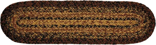 Vista 11 de Colección Cappuccino Premium trenzada Primitivo, rústico, campestre, estilo granja Yute/algodón 30 días sin riesgo Alfombra