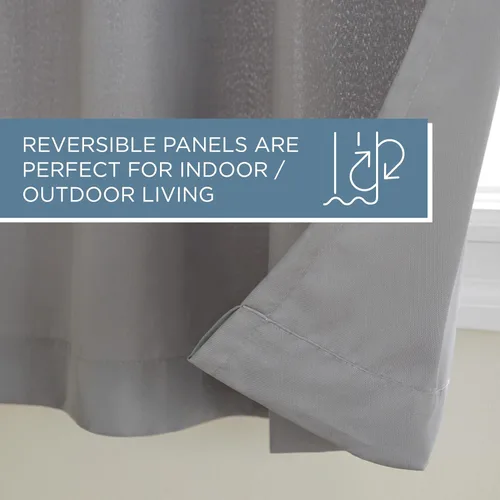 Vista 182 de TOWN & COUNTRY BASICS Cabana Cortinas Sólidas de Peso Pesado para Interiores y Exteriores, Opacidad de Filtrado de Luz con Parte Superior de Ojales