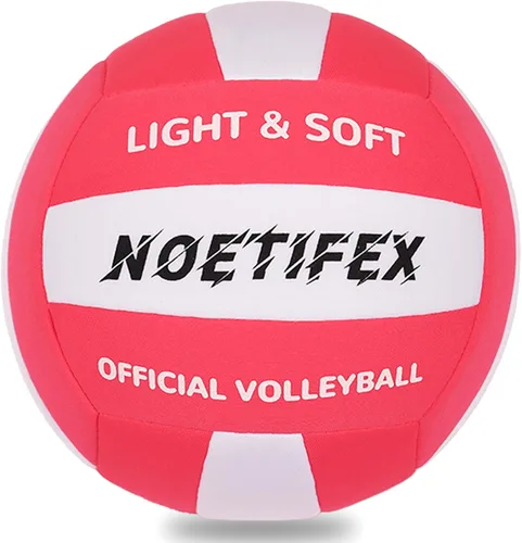 Vista 9 de Pelota de vóleibol suave - Tela súper suave, pelota de vóleibol ligera para práctica en interiores, segura y silenciosa, para niños, jóvenes