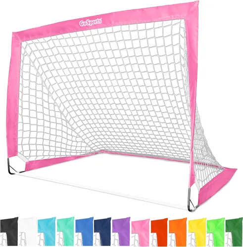 Vista 11 de GoSports - Arcos de fútbol portátiles para niños, 13 opciones de color, elige 4 x 3 pies o 6 x 4 pies, redes desplegables de tono