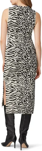 Vista 4 de Proenza Schouler White Label Rent The Runway - Vestido de mezcla de animales preamados