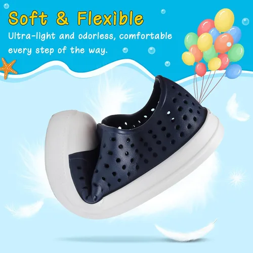 Vista 5 de ziitop Zapatos de agua para niños y niñas, sandalias de bebé, zapatos deportivos para playa, jardín, natación, antideslizantes, transpirables