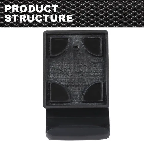 Vista 6 de CNNELL Cerradura de pestillo de puerta corredera compatible con Ford F150 1997-2004/Fit Ford F250 1997-1999 Cerradura manual de vidrio para ventana