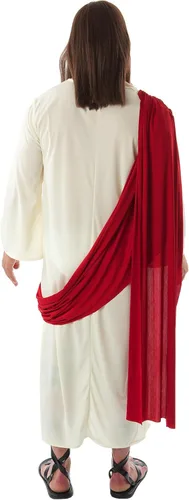 Vista 3 de Disfraz de disfraz de Jesús BlancoRojo