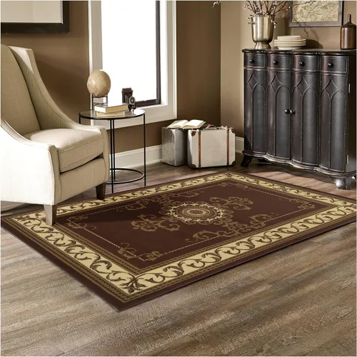 Vista 16 de SUPERIOR Alfombra Tradicional Santa Fe Colección 3 x 5 - Rojo