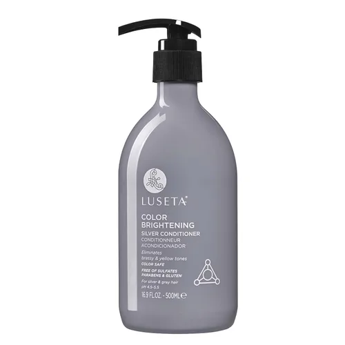 Vista 8 de Luseta - Champú iluminador de color para cabello plateado y gris, elimina los tonos cobrizos y amarillos, hidrata, promueve el acabado brillante