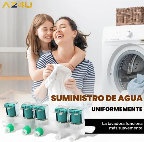 Vista 7 de AZ4U DC97-15459G Válvula de entrada de agua para lavadora Samsung