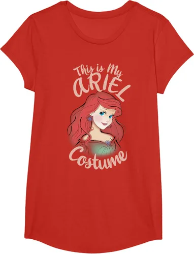 Vista 6 de Disney Camiseta de Halloween de Ariel This Is My Costume de La Sirenita, Blanco