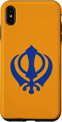 Vista 11 de Khanda Sikh Symbol Chakkar Kirpans Chakra Sikhism - Carcasa para iPhone 17