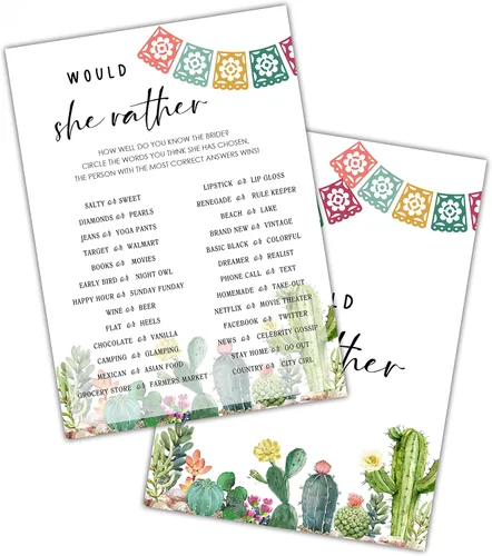 Vista 8 de Juegos de despedida de soltera, decoraciones mexicanas para despedida de soltera, tarjetas de consejos y deseos para despedida de soltera, fiesta