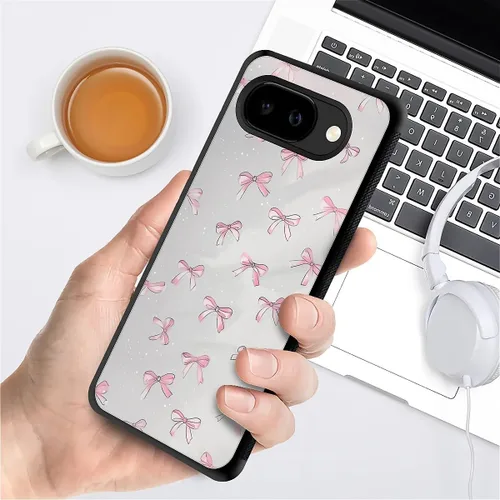 Vista 221 de Compatible con Google Pixel 4A 5G Mobile Case Creative Acrylic Panel trasero Silicona Protección Grip especialmente diseñado para Google Pixel 4A 5G