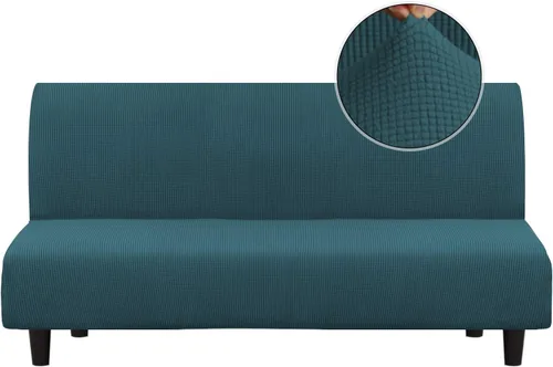 Vista 46 de Turquoize Funda elástica para silla reclinable, funda para sofá reclinable, funda de sofá de 1 pieza con bolsillo lateral, funda protectora