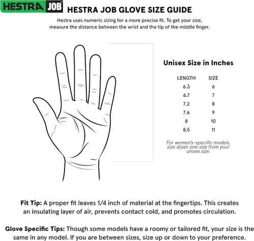 Vista 6 de Hestra Job Duratan Flex Reinforced Work Gloves for Gardening, Yard Work and Tool Use