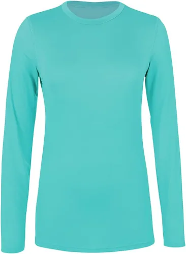 Vista 3 de Century Star UPF 50+ - Camiseta de natación de manga larga para mujer, protección solar UV, protección contra erupciones, entrenamiento, senderismo