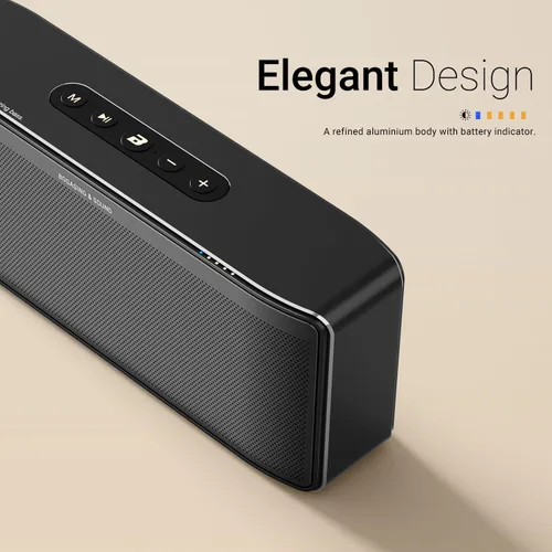 Vista 7 de BOGASING S8 Pro Max Altavoz Bluetooth, audio de 3 canales con sonido estéreo realista y graves intensos, ecualizador, tecnología DSP, tarjeta TF