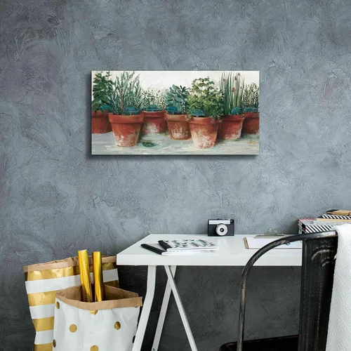Vista 4 de Epic Graffiti Carol Rowan - Lienzo decorativo para pared, diseño giclée de 24 x 12 pulgadas